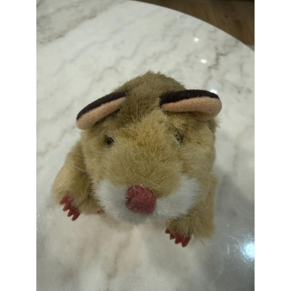 Folkmanis Hamster Hand Puppet Plush 8” Realistic Brown Stuffed Animal Toy